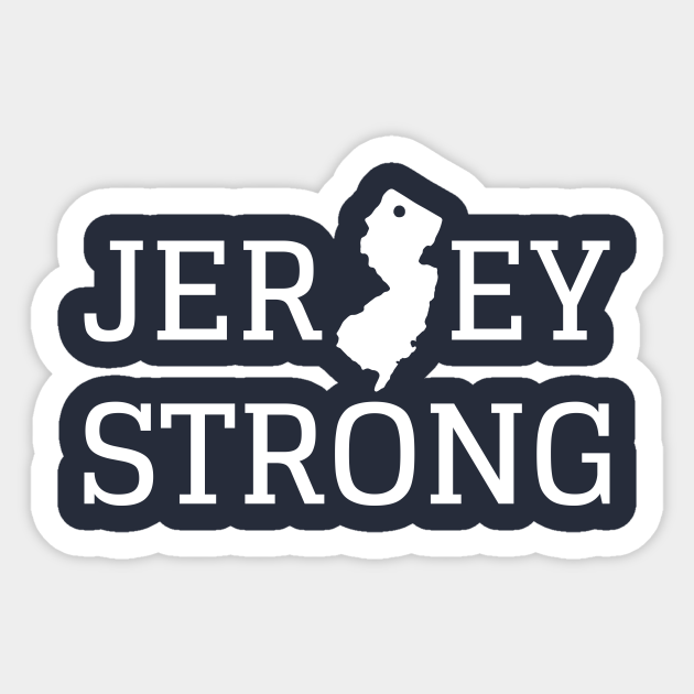 The Jersey Strong The Jersey Strong Sticker TeePublic